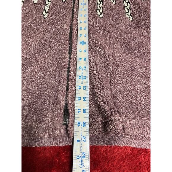 Vintage Duffel Outdoor Womens Shaggy Cottagecore Icicle Fleece Thick Jacket S XL - Picture 8 of 9